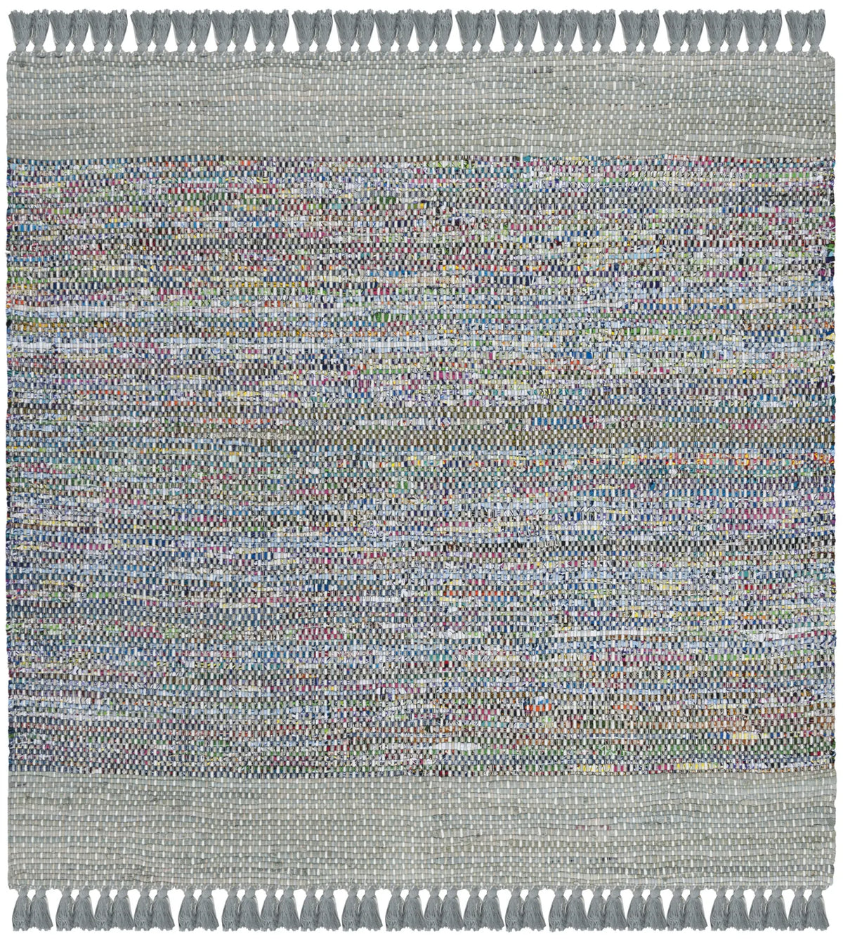 Safavieh Montauk 6'-0" x 6'-0" Rug in Grey / Multi