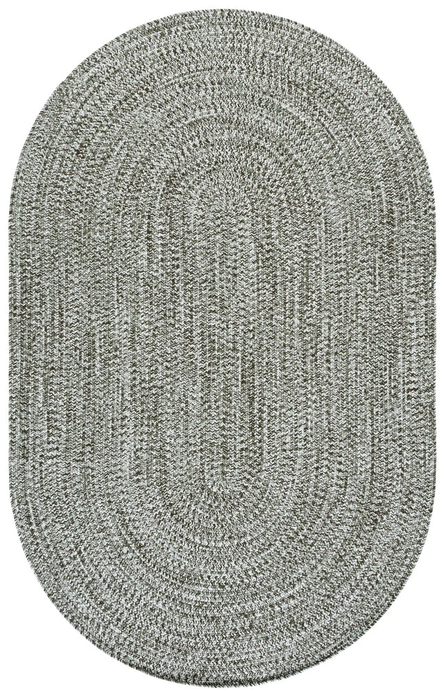 Safavieh Braided 5'-0" x 8'-0" Rug in Green