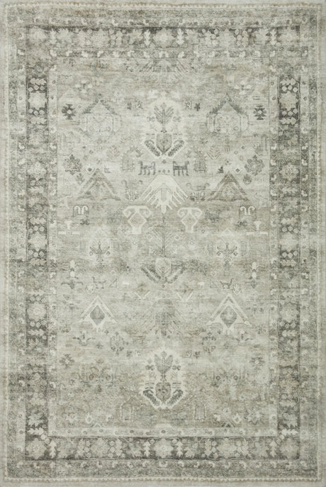 Loloi Rosette Ros-04 Steel/Graphite Rugs - main flat