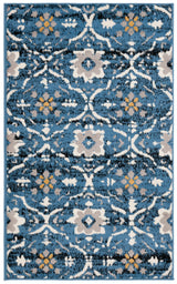 Safavieh Amsterdam 3'-0" x 5'-0" Rug in Blue / Creme