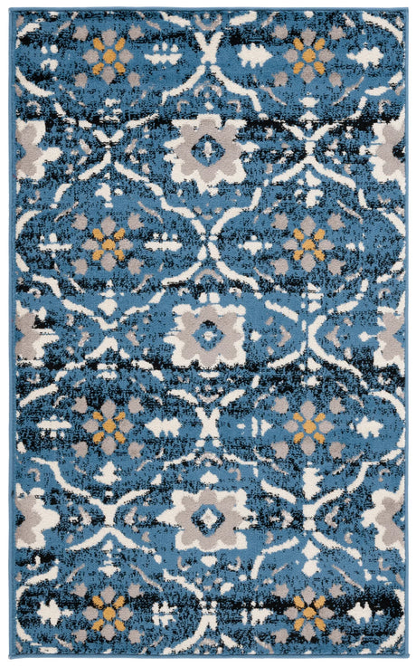 Safavieh Amsterdam 3'-0" x 5'-0" Rug in Blue / Creme