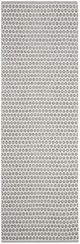 Safavieh Montauk 2'-3" x 7'-0" Rug in Slate / Ivory