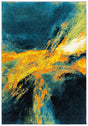 Safavieh Galaxy 4'-0" x 6'-0" Rug in Blue / Yellow