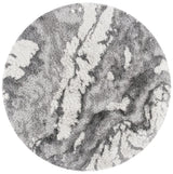 Safavieh Horizon Shag 800 10'-0" x 10'-0" Rug in Grey / Ivory