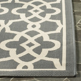Safavieh Courtyard 5'-3" x 7'-7" Rug in Grey / Beige