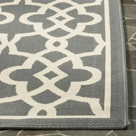 Safavieh Courtyard 5'-3" x 7'-7" Rug in Grey / Beige