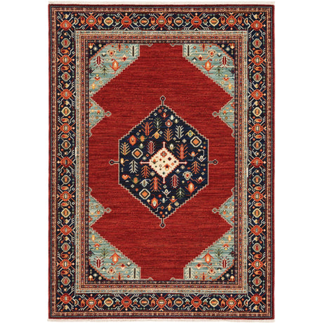 Oriental Weavers Sphinx Lilihan 5503M Red/ Blue Rugs - main flat