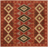 Safavieh Heritage 6'-0" x 6'-0" Rug in Red / Multi