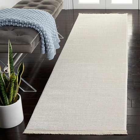 Safavieh Whisper 2'-2" x 8'-0" Rug in Ivory / Ivory