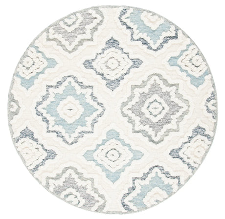 Safavieh Metro 6'-0" x 6'-0" Rug in Ivory / Light Blue