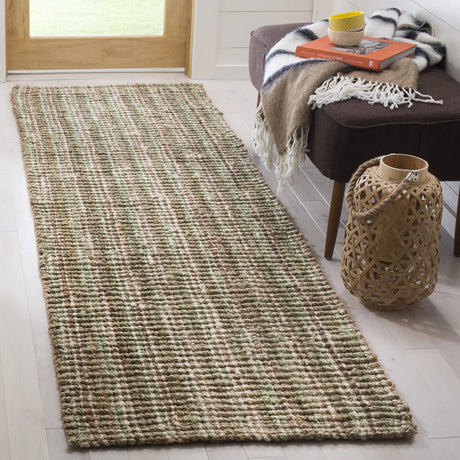 Safavieh Natural Fiber 2'-6" x 10'-0" Rug in Sage / Natural