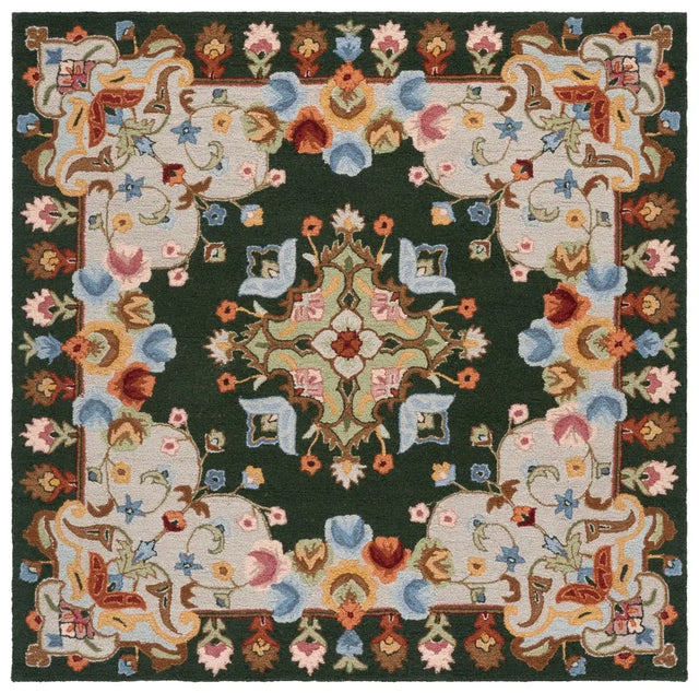 Safavieh Chelsea 6'-0" x 6'-0" Rug in Green / Grey