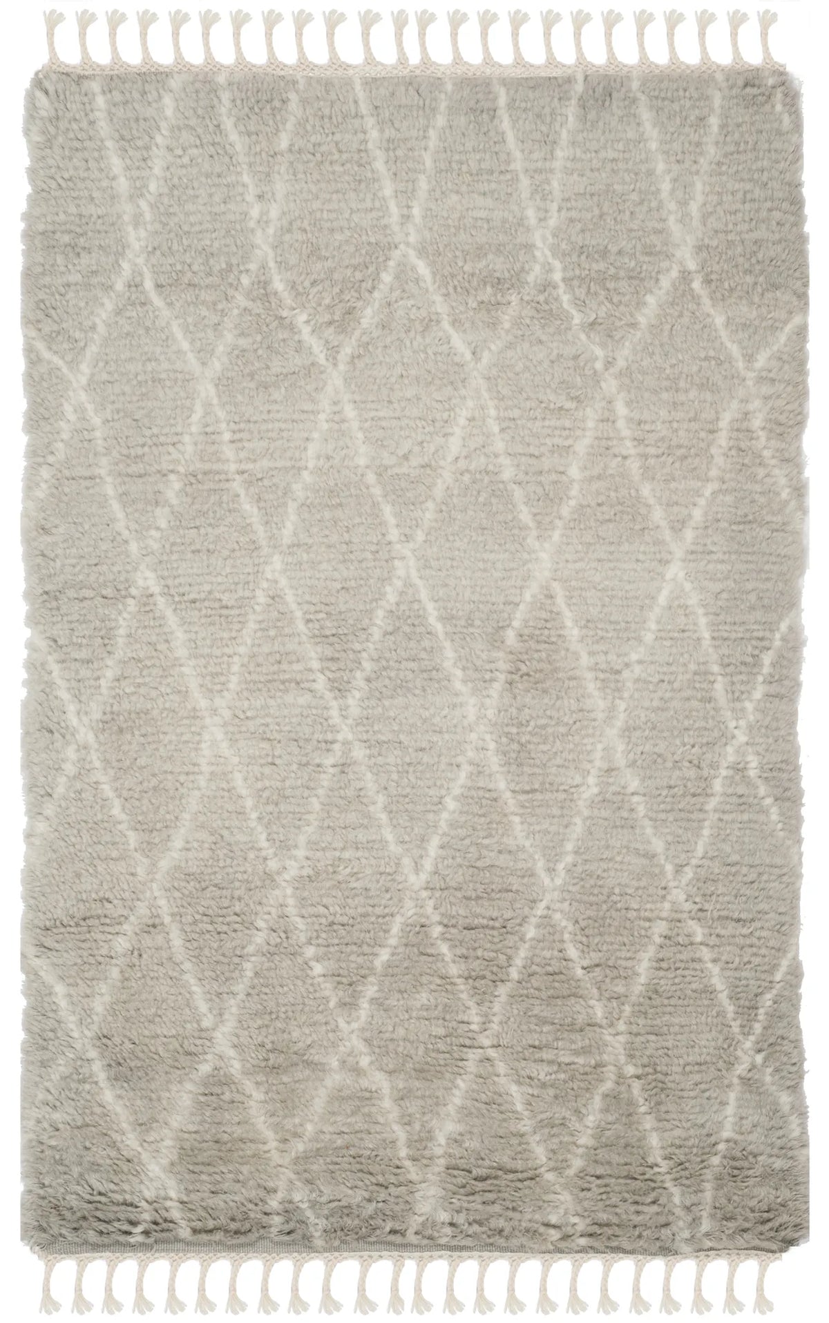 Safavieh Casablanca 4'-0" x 6'-0" Rug in Grey / Ivory