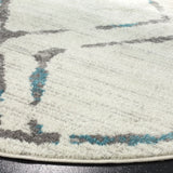 Safavieh Skyler 6'-7" x 6'-7" Rug in Ivory / Blue