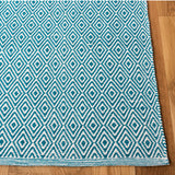 Safavieh Montauk 4'-0" x 6'-0" Rug in Ivory / Turquoise