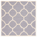 Safavieh Cambridge 6'-0" x 6'-0" Rug in Silver / Ivory