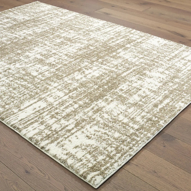 Oriental Weavers Sphinx Verona 1803J Ivory / Taupe Rugs - angle detail