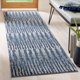 Safavieh Galaxy 2'-3" x 10'-0" Rug in Navy / Light Grey
