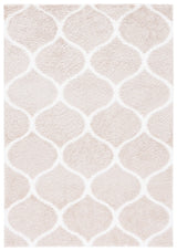 Safavieh Tahoe Shag 4'-0" x 6'-0" Rug in Beige / White