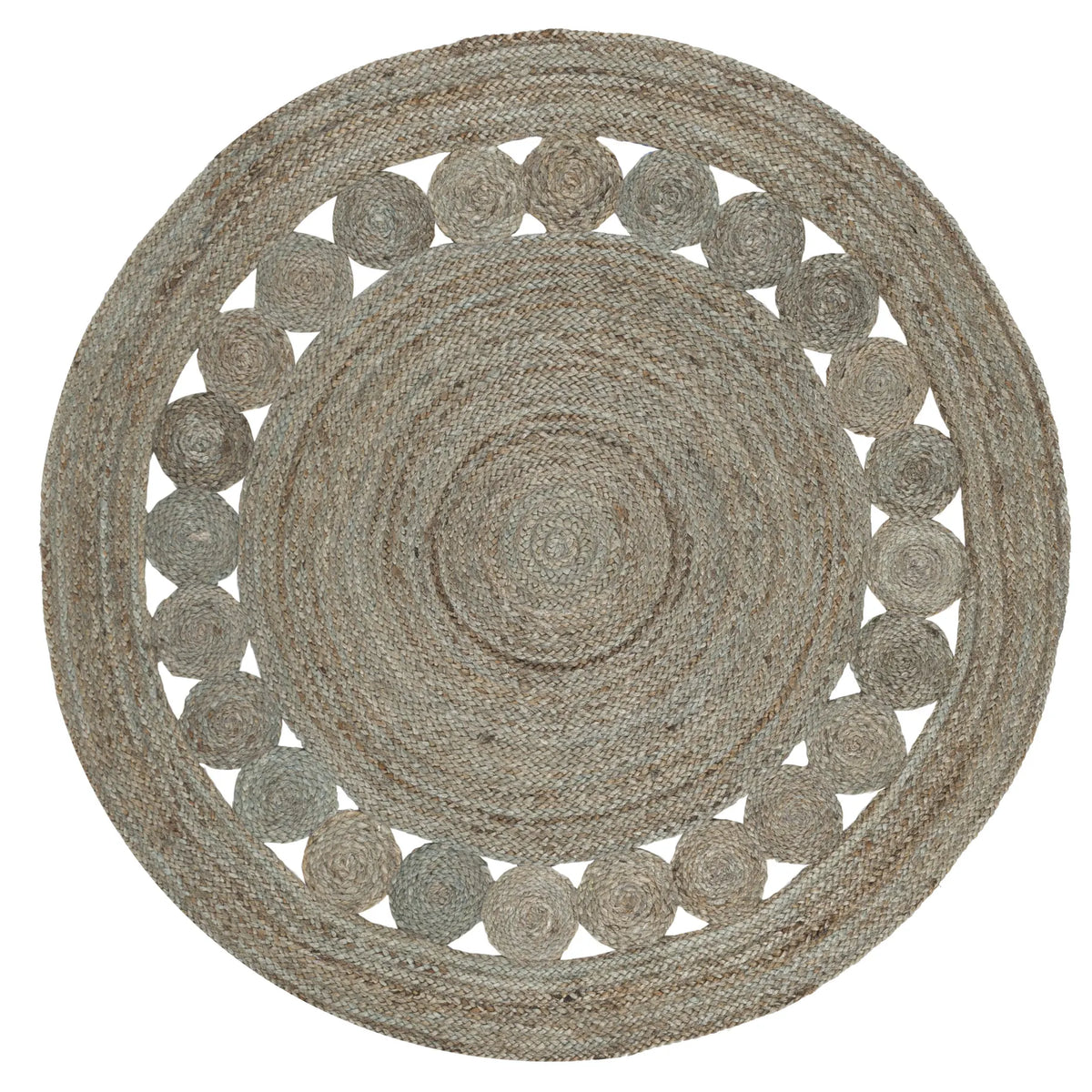 Safavieh Natural Fiber 4'-0" x 4'-0" Rug in Grey
