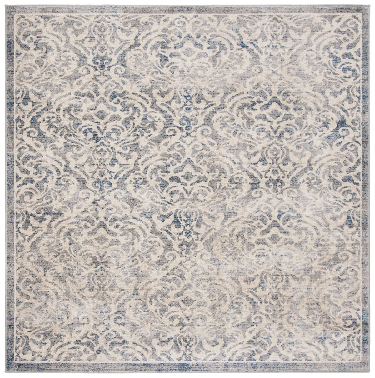 Safavieh Brentwood 6'-7" x 6'-7" Rug in Light Grey / Blue