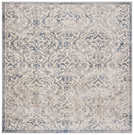 Safavieh Brentwood 6'-7" x 6'-7" Rug in Light Grey / Blue