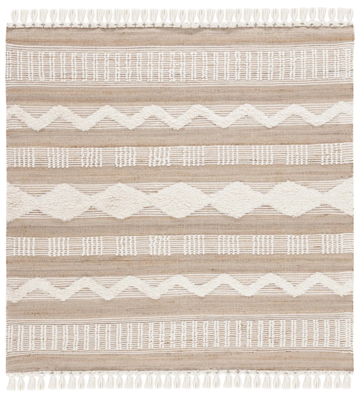 Safavieh Natural Fiber 6'-0" x 6'-0" Rug in Natural / Ivory