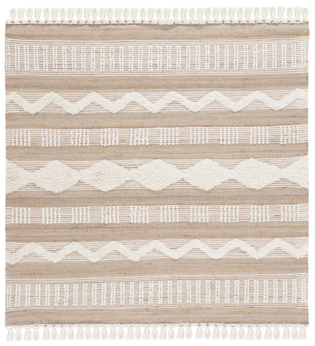 Safavieh Natural Fiber 6'-0" x 6'-0" Rug in Natural / Ivory