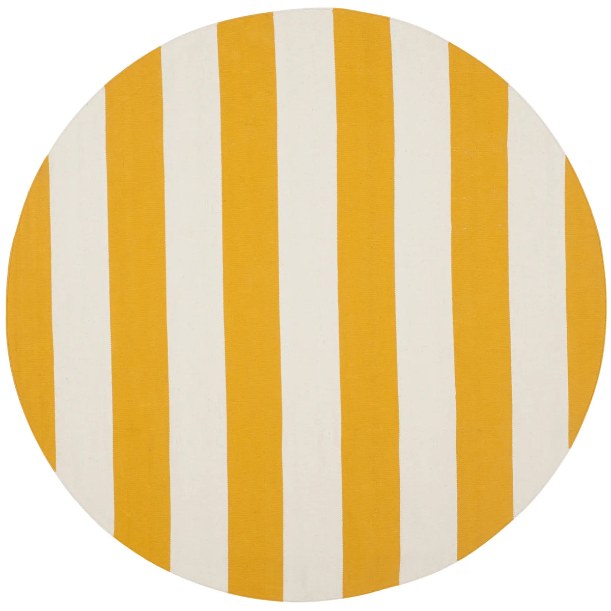 Safavieh Montauk 5'-0" x 5'-0" Rug in Yellow / Ivory