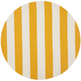 Safavieh Montauk 5'-0" x 5'-0" Rug in Yellow / Ivory