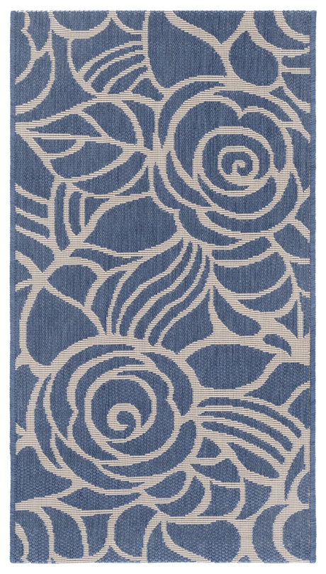 Safavieh Courtyard 2'-0" x 3'-7" Rug in Blue / Beige
