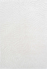 Dynamic Rugs Masai 14024 Power Loomed Modern White Rug - Rectangular