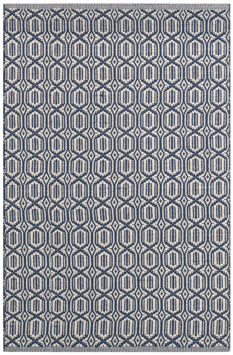 Safavieh Montauk 3'-0" x 5'-0" Rug in Ivory / Navy
