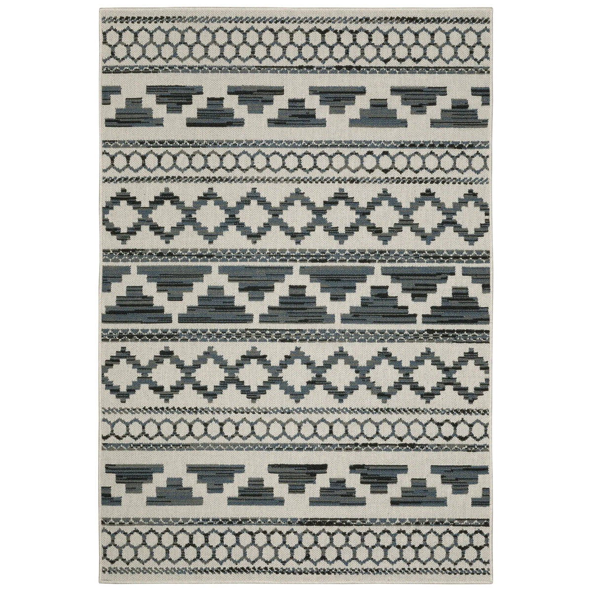 Oriental Weavers Torrey 005Y1 Beige/ Blue Rug - main flat