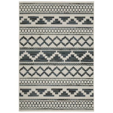 Oriental Weavers Torrey 005Y1 Beige/ Blue Rug - main flat