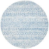 Safavieh Micro-Loop 5'-0" x 5'-0" Rug in Blue / Ivory