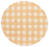 Safavieh Easy Care 6'-0" x 6'-0" Rug in Ivory / Gold