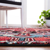 Safavieh Vintage Hamadan 4'-0" x 6'-0" Rug in Blue / Red