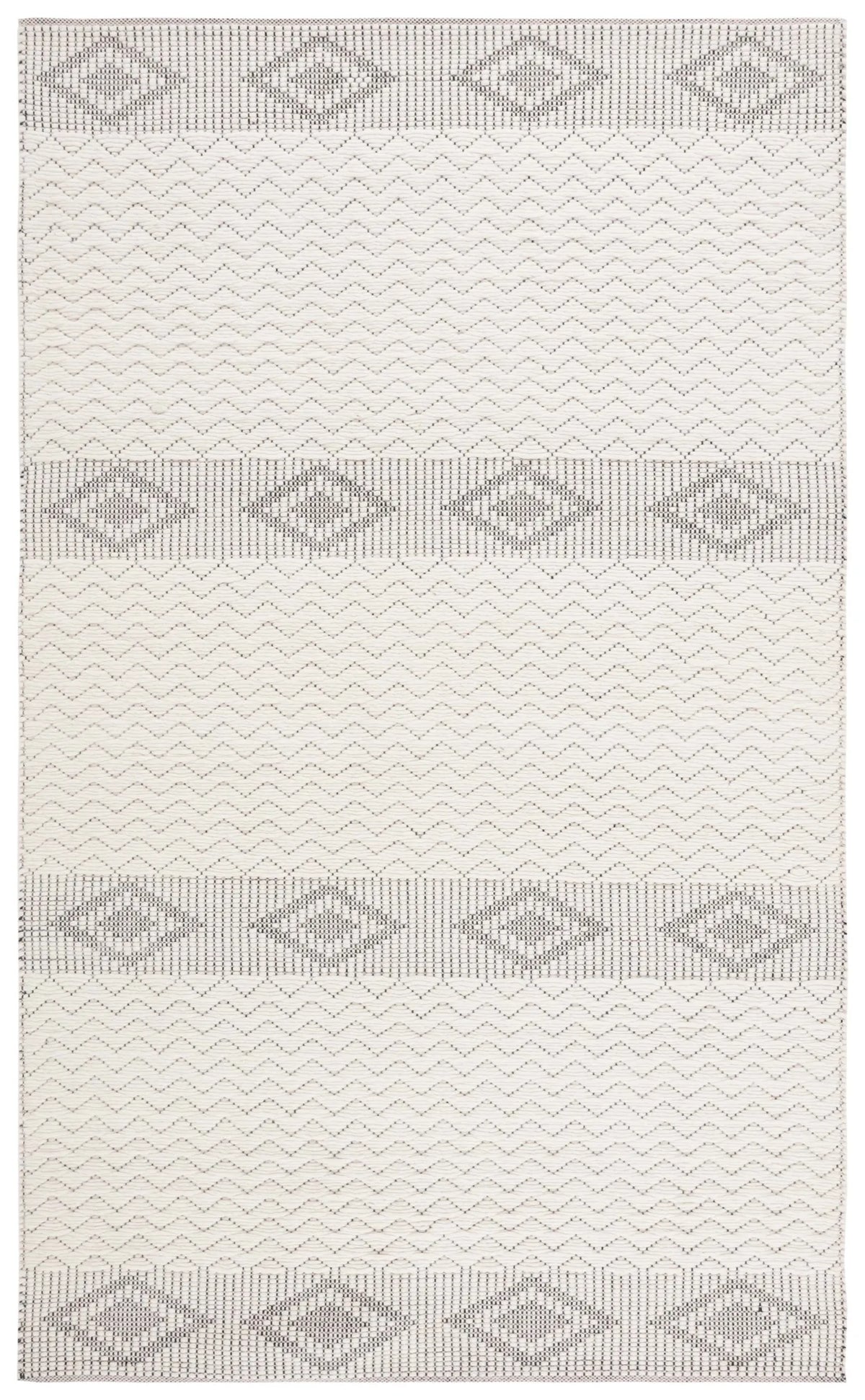 Safavieh Natura 4'-0" x 6'-0" Rug in Ivory / Black