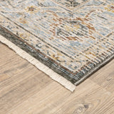 Oriental Weavers Sphinx Maharaja 1803X Charcoal/Blue Rugs - corner detail