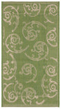 Safavieh Courtyard 2'-0" x 3'-7" Rug in Olive / Natural