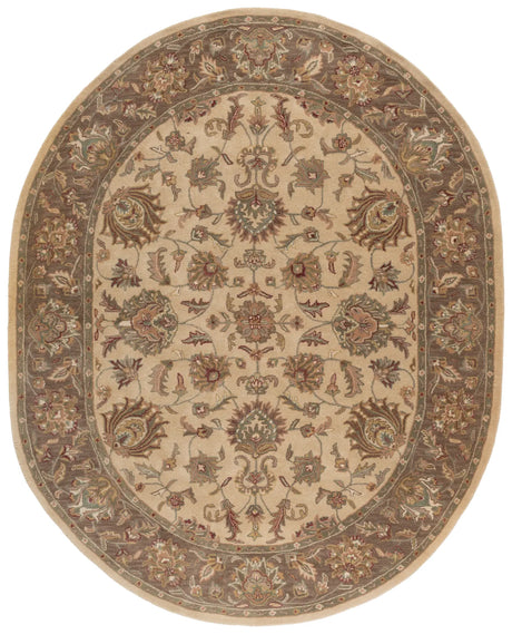 Safavieh Heritage 7'-6" x 9'-6" Rug in Ivory / Brown
