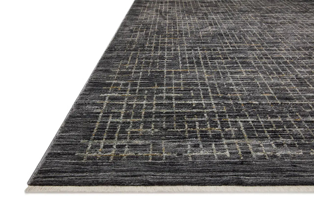 Loloi Soho Soh-01 Onyx/Silver Rug - rug corner