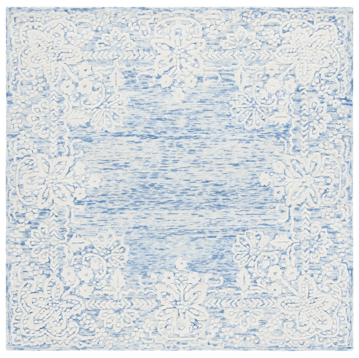 Safavieh Glamour 6'-0" x 6'-0" Rug in Blue / Ivory