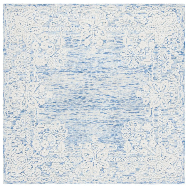 Safavieh Glamour 6'-0" x 6'-0" Rug in Blue / Ivory