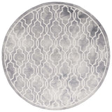 Safavieh Dip Dye 7'-0" x 7'-0" Rug in Grey / Ivory
