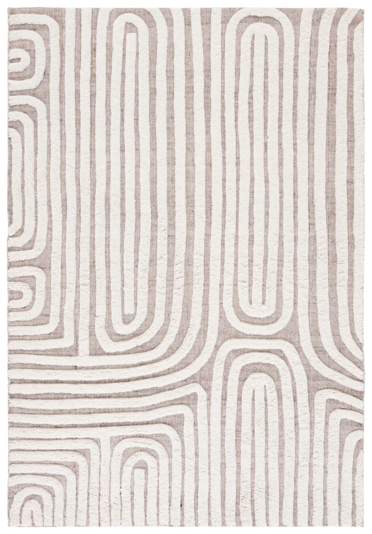 Safavieh Kilim 4'-0" x 6'-0" Rug in Beige / Ivory