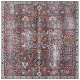 Safavieh Tucson 6'-0" x 6'-0" Rug in Red / Beige