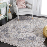 Safavieh Jasmine 4'-5" x 6'-5" Rug in Grey / Blue