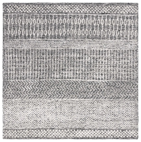 Safavieh Glamour 6'-0" x 6'-0" Rug in Charcoal / Ivory